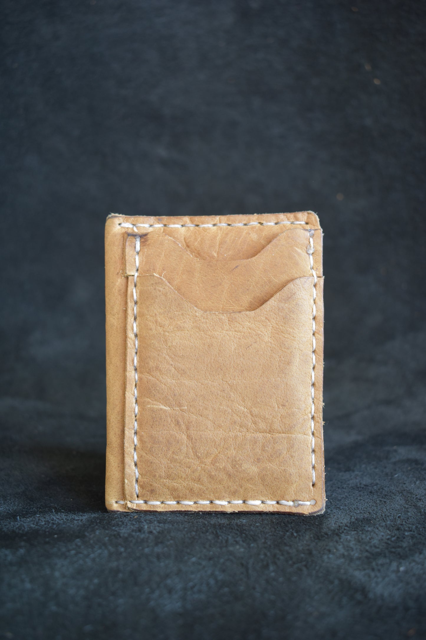 Handmade Minimalist Wallet in Vanilla