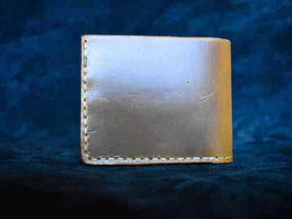 Handmade Horween Leather Billfold Wallet in Vanilla