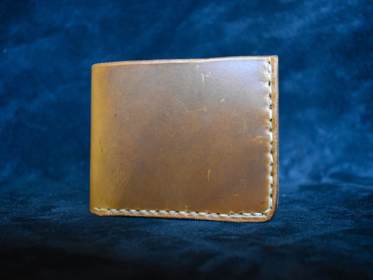 Handmade Horween Leather Billfold Wallet in Vanilla