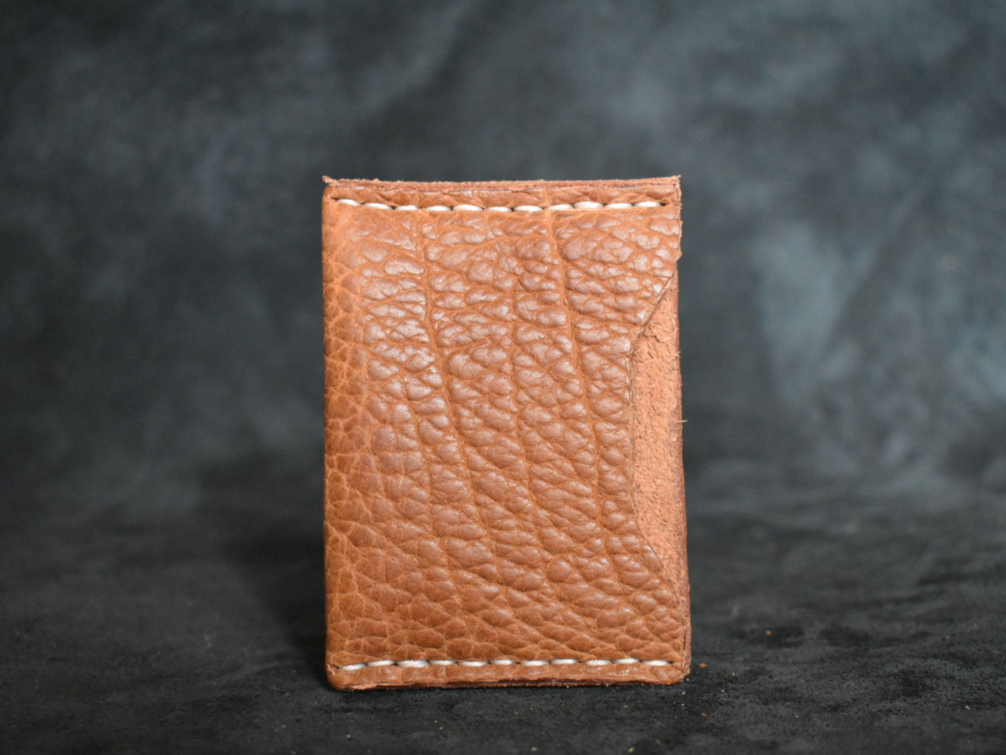 Handmade Minimalist Wallet in Peanut
