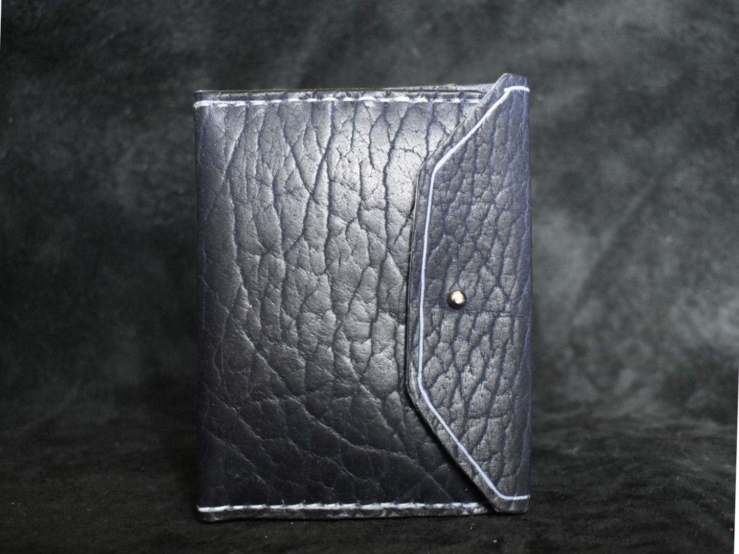 Handmade Passport Wallet Book in Navy