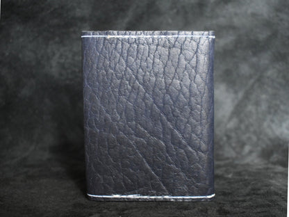 Handmade Passport Wallet Book in Navy