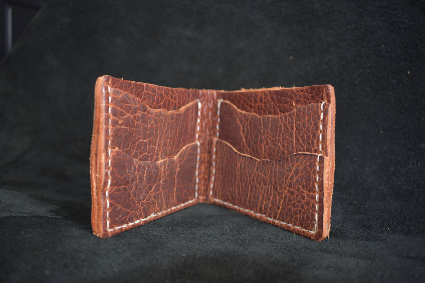 Custom Made Leather Billfold Wallet