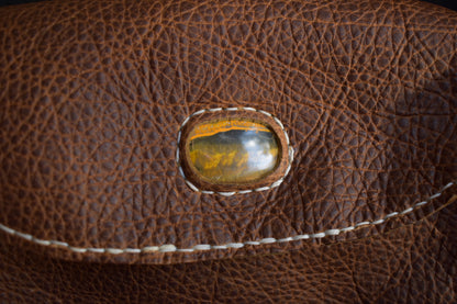 'The Wrangler' Cross-Body Bag with Bumblebee Jasper