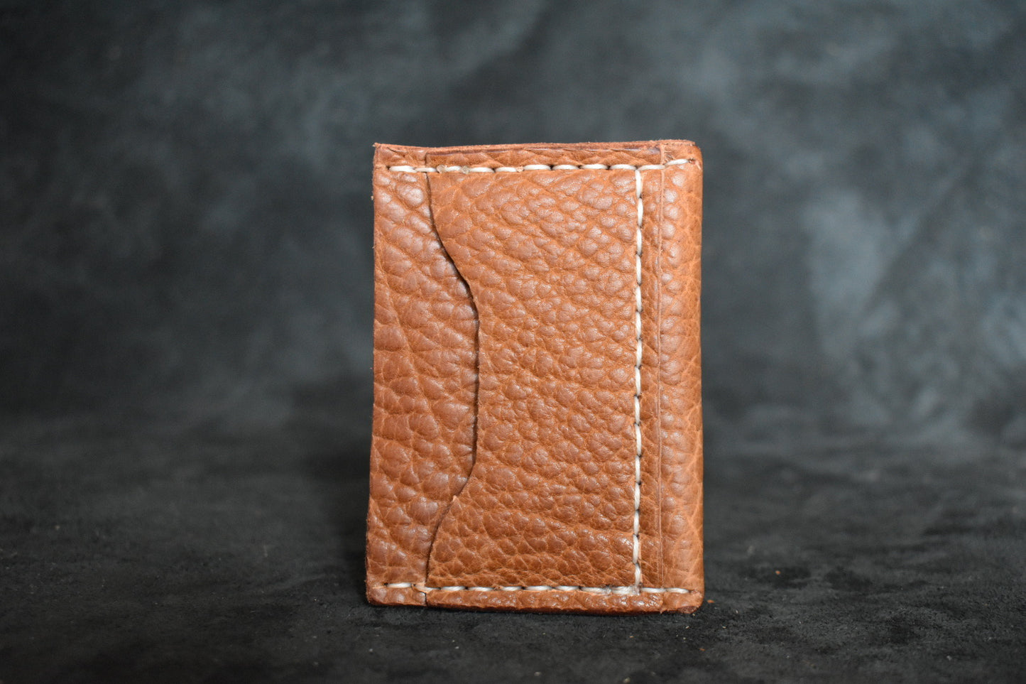 Handmade Minimalist Wallet in Peanut