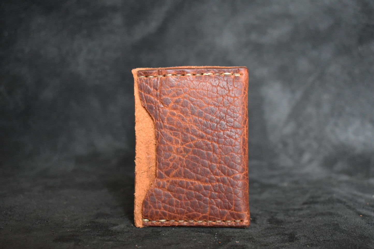 Handmade Minimalist Wallet in Cognac